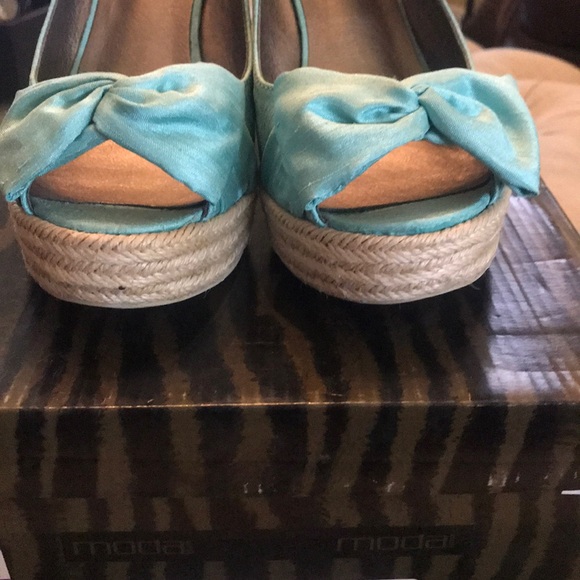 Turquoise Wedges - Picture 2 of 5